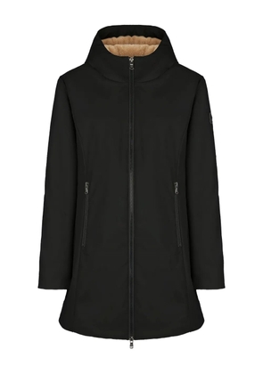Canadian hooded zip-up coat - Black