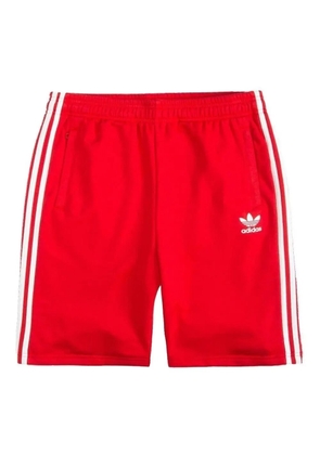 adidas three-stripe trefoil shorts - Red