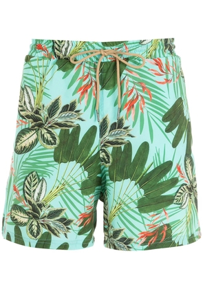 Lygia & Nanny Gil foliage-print swimming shorts - Green