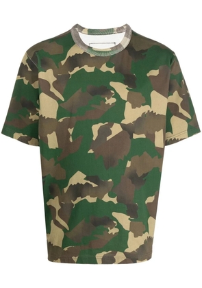 Heron Preston camouflage organic-cotton T-shirt - Green