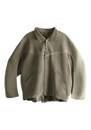 Homme Plissé Issey Miyake pleated shirt jacket - Grey