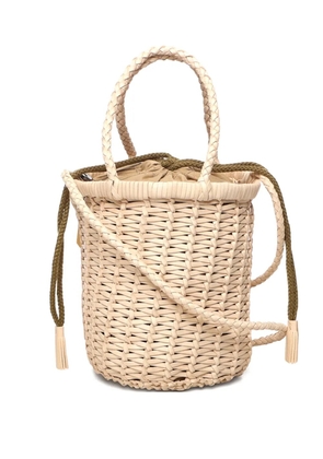 DRAGON DIFFUSION drawstring shoulder bag - Neutrals