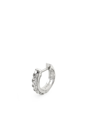 Emanuele Bicocchi Crystal hoop earring - Silver