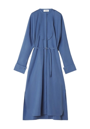 Lanvin belted midi dress - Blue