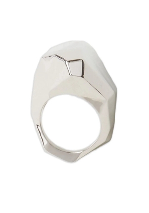 Lanvin faceted ring - Silver