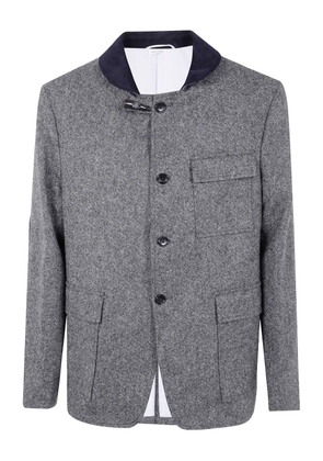 Thom Browne elbow-patch jacket - Black