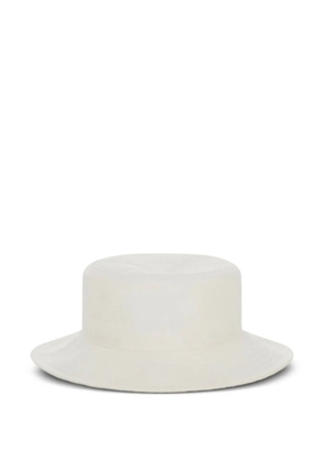 Ferragamo monogram bucket hat - White