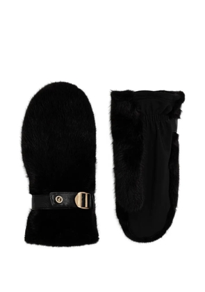 Joseph Ribkoff faux-fur buckle gloves - Black