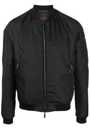 Moorer zip-up bomber jacket - Black