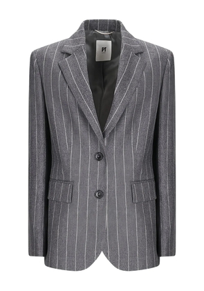 PT Torino pinstripe two-button blazer - Grey