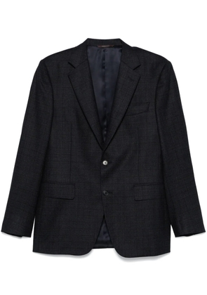 Canali check-pattern blazer - Blue