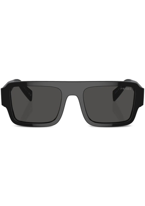 Prada Eyewear logo-engraved square-frame sunglasses - Black