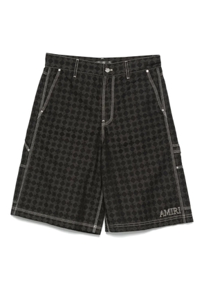 AMIRI geometric-print shorts - Grey