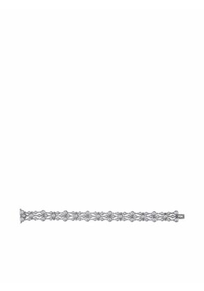 Pragnell 18kt white gold Bubble diamond three-row bracelet - Silver