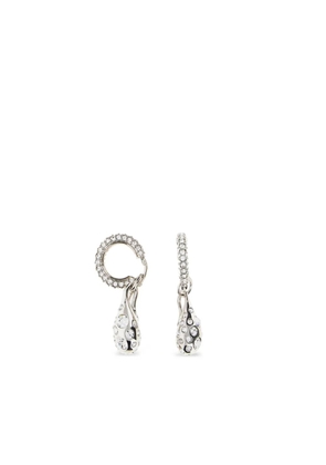 Marni crystal-embellished hoop earrings - Silver
