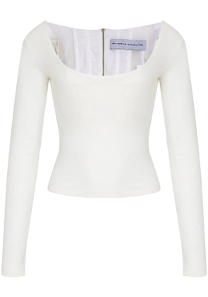 Gloria Coelho Corselet top - White