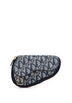 Christian Dior Pre-Owned 1998 Diorissimo Canvas Saddle pouch - Blue