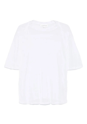 Victoria Beckham drape sleeve T-shirt - White