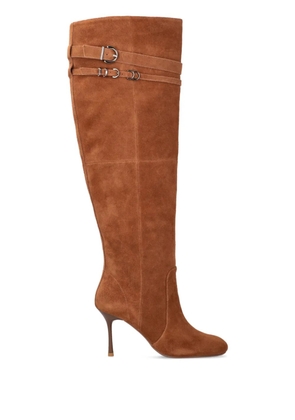 PINKO suede boots - Brown