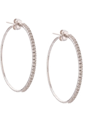 Mattia Cielo embellished hoop earrings - Gold