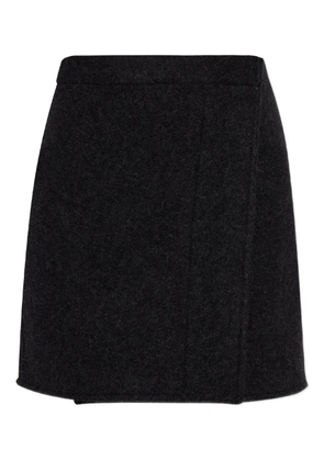 LEMAIRE wrap mini skirt - Black