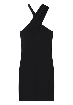 Courrèges criss-cross jersey mini dress - Black