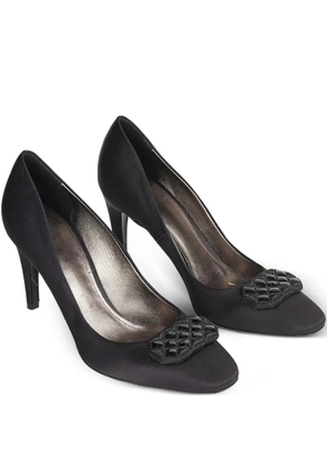 Bottega Veneta Pre-Owned 80mm leather pumps - Black