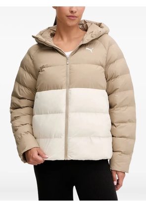 PUMA hooded color-block jacket - Neutrals