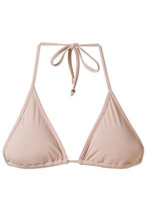 Amir Slama triangle bikini top - Neutrals