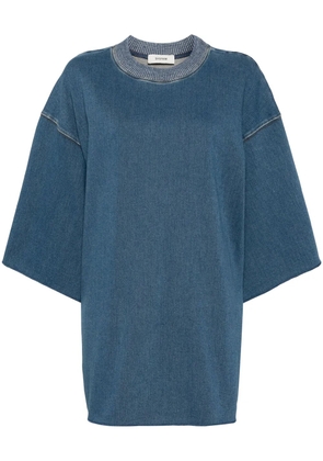 System denim jersey top - Blue