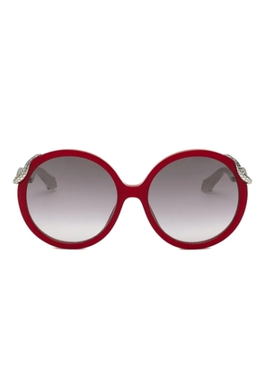 Roberto Cavalli round-frame sunglasses - Red
