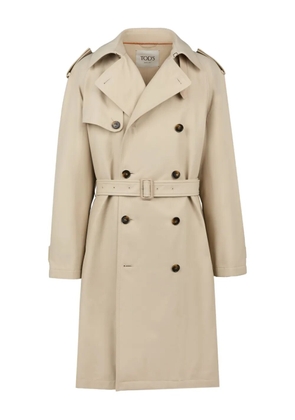 Tod's belted trench coat - Neutrals