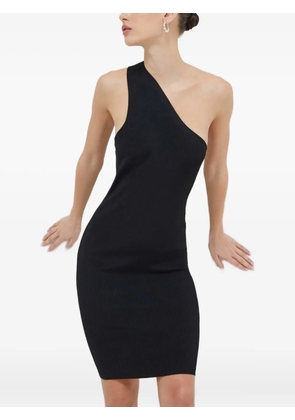 IRO Tuzal one-shoulder ribbed mini dress - Black