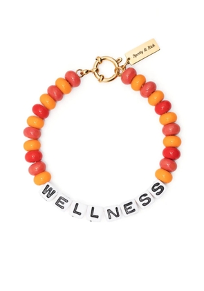 Sporty & Rich Wellness bead bracelet - Orange