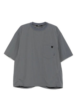 SONGZIO embroidered-print T-shirt - Grey
