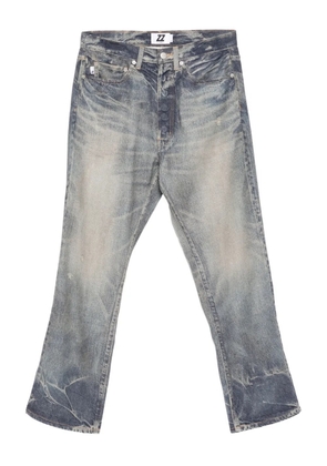 izzue logo-patched jeans - Blue