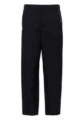 Marni virgin wool tapered trousers - Blue