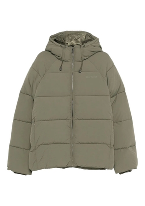 Daily Paper hooded puffer jacket - Green