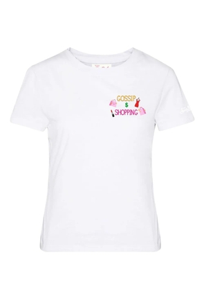 MC2 Saint Barth Emilie embroidered cotton T-shirt - White
