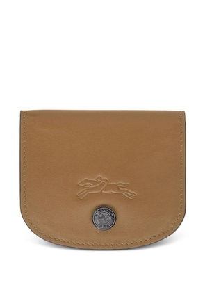 Longchamp Le Pliage logo-debossed cardholder - Brown