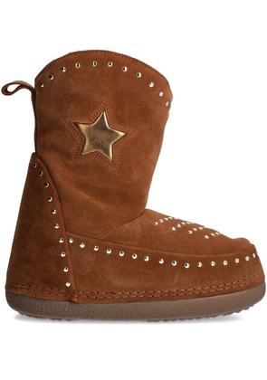 Inuikii stud-embellished boots - Brown