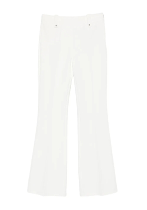 LIU JO flared trousers - White