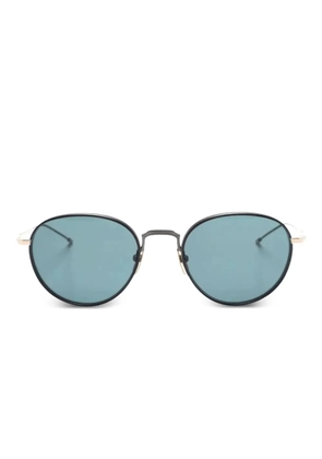 Thom Browne Eyewear titanium round-frame sunglasses - Black