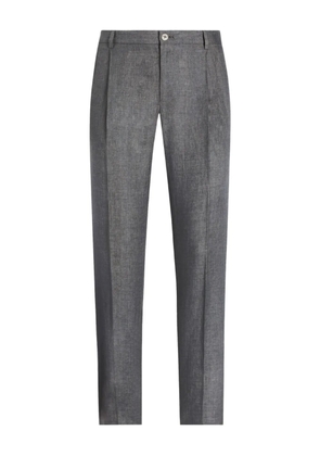 Dolce & Gabbana linen trousers - Grey