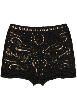 TWINSET knitted shorts - Black