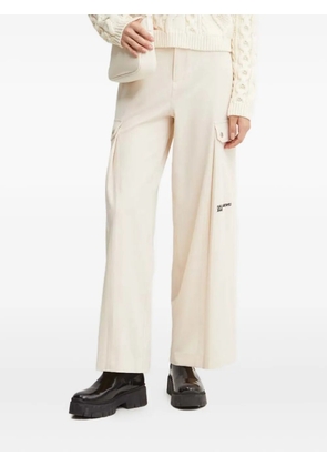 Karl Lagerfeld Jeans logo-embroidered cargo pants - Neutrals