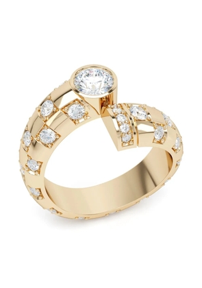 LOEV 18kt recycled yellow gold Toi Et Moi diamond ring