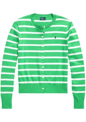 Polo Ralph Lauren striped cotton-blend cardigan - Green