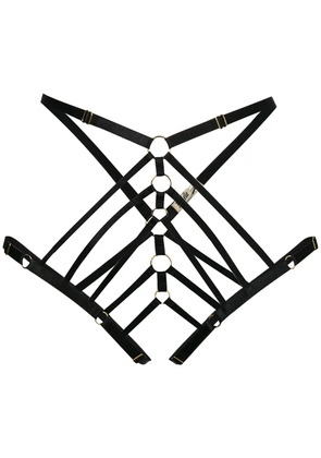 Bordelle webbed harness briefs - Black