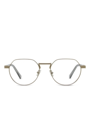 Zegna geometric single-bridge glasses - Grey